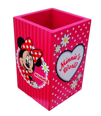 Stojan MINNIE na pastelky a tužky růžový