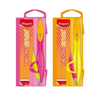 Cyrkiel Study Neon + ołówek mix MAPED Cyrkiel Study Neon + ołówek mix MAPED