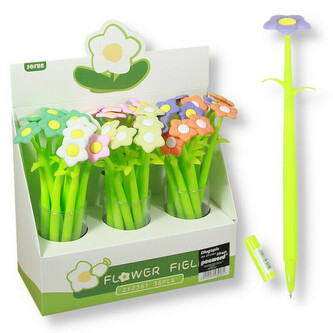 Długopis Kwiatek, wkład niebieski ZF2361