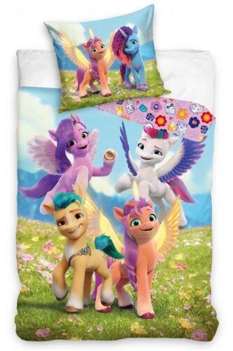 Dětské bavlněné povlečení MY LITTLE PONY Nová generace 140x200