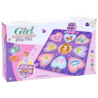 Mata do tańczenia muzyczna Girl Dancing Challenge Partymat