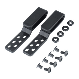 Bravo Concealment - Klipsy na pas IWB do kabur wewnętrznych i OWB typu RTT/BCA - Polimer - Czarny