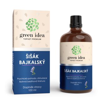 Green idea Šišák - bezlihová tinktura 100 ml