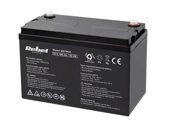Baterie olověná  12V /100 Ah  Rebel  BAT0421