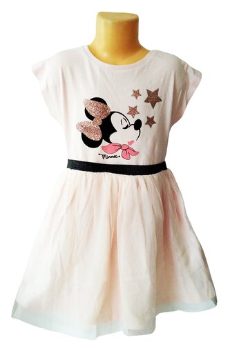 Dívčí šaty MINNIE s hvězdami tylové růžové, velikost: 98