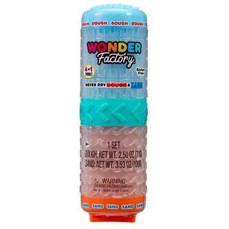Wonder Factory Never Dry Dough&Sand Blue Orange