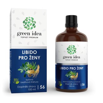 Green idea Libido pro ženy - bezlihová tinktura 100 ml