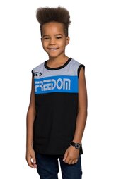 Chlapecké letní tílko FREEDOM černé, velikost: 164