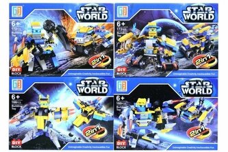 Klocki konstrukcyjne 2w1 w pudełku 26x18x5 MC