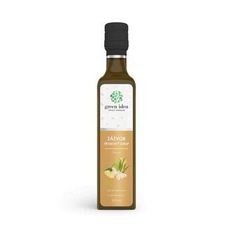 Green idea Zázvor sirup - třtinový 250 ml