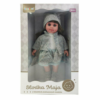 Lalka Słodka Maja z kolekcją ekskluzywnych ciuszków zimowy strój 2000996