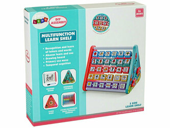 Półka edukacyjna Liczydło, litery, przedmioty, zwierzęta 9804 Lean Toys