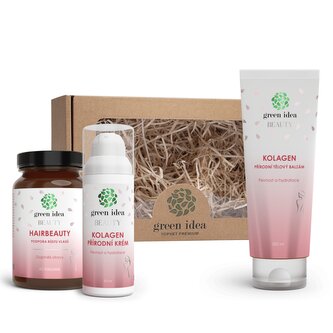 Green idea Dárková sada - Vlasy a krásná pokožka 1 ks