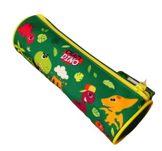 Pouzdro CRAZY DINO válec zelené