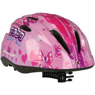 Kask rowerowy dziecięcy Dunlop regulowany 48-52cm Fire 1057613 Kask rowerowy dziecięcy Dunlop regulowany 48-52cm Fire 1057613