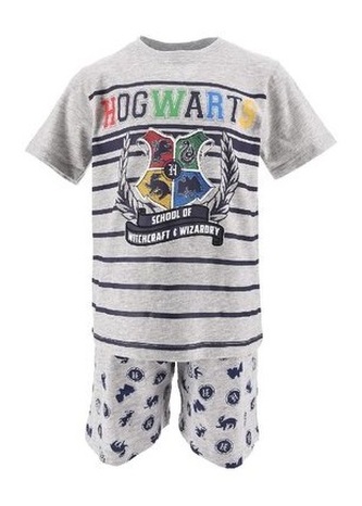 Chlapecké pyžamo HARRY POTTER krátké šedé, velikost: 128