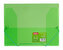 Teczka na gumkę A4 transparentna zielona PAT4003S/N/15 Patio