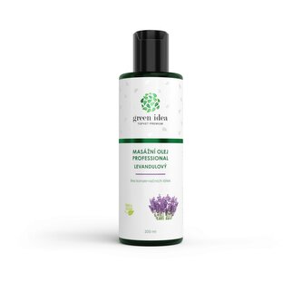 Green idea Levandulový masážní olej 200 ml