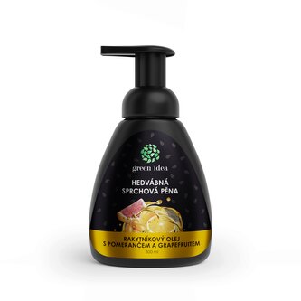 Green idea Hedvábná sprchová pěna - rakytníkový olej s pomerančem a grapefruitem 300 ml