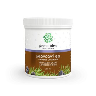 Green idea Jalovcový masážní gel 250 ml