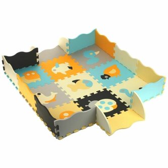 Puzzle piankowe kształty i kolory, mata, kojec Puzzle piankowe kształty i kolory, mata, kojec
