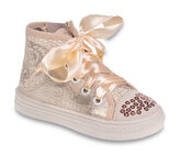 418P014 - dívčí kotníkové tenisky šněrování + zip 418P014_25