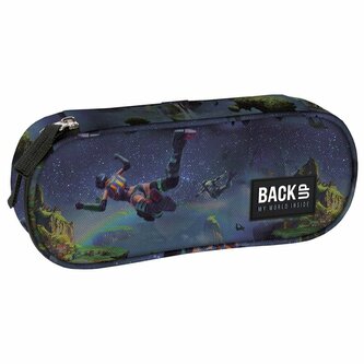 Piórnik owalny BACKUP 5 model A40 galaktyka DERFORM