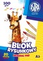 Blok rysunkowy A3 100g 20ark ASTRA p10, cena za 1 szt