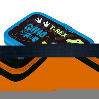 Piórnik potrójny z wyposażeniem ST.RIGHT PC-05 Dinozaur