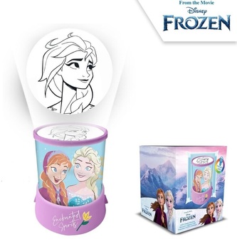 Dětský projektor FROZEN růžový