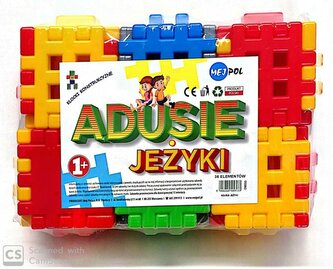 Klocki Jeżyki 36 elementów