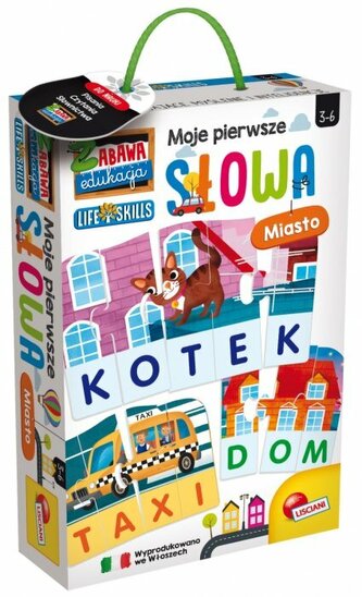 LISCIANI LIFE SKILLS Zabawa i edukacja Moje pierwsze słowa - Miasto 72521