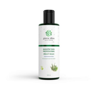 Green idea Hřejivý relax - masážní olej 200 ml