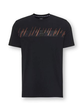 KTM Red Bull Racing volnočasové tričko Carbon černé - XXL