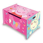 Dřevěná truhla PEPPA PIG růžová