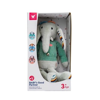 Słonik pluszowy z dźwiękiem 607471 HH POLAND