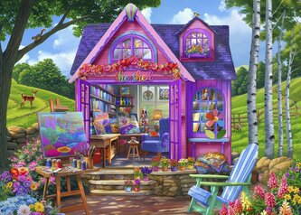 BLUEBIRD Puzzle Studio v chatě 500 dílků