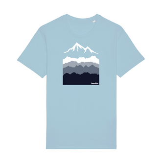 Tričko Tatry Kriváň bledě modré Modré M