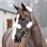 Horze Sada umělých beránků na ohlávku Bílá