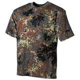 Triko s krátkým rukávem MFH US - flecktarn, 3XL