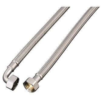 Xavax přívodní hadice, zesílená, nerezová, pro pračky, myčky, 2 m