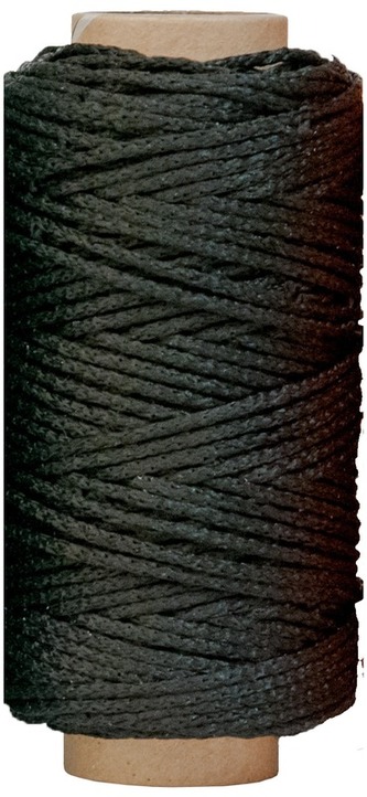 Sznurek ozdobny 10 dag 50 mb czarny, Tres