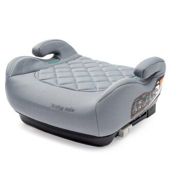 Autosedačka-podsedák BABY MIX HERO Plus ISOFIX I-SIZE grey