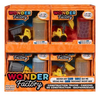 Wonder Factory Never Dry Sand Trucks (12szt)