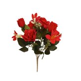 Růže kytička, červená  H370 červená
