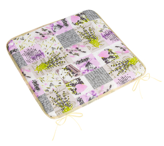 Sedák Adéla hladký - Šedá - 40x40 cm