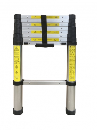 IGOTREND, teleskopický automatický žebřík 9 příček, 2,6 m, nosn. 150kg IGOTREND, teleskopický automatický žebřík 9 příček, 2,6 m, nosn. 150kg