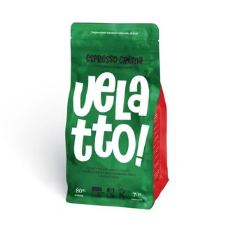 Velatto Espresso Crema - zrnková káva, 1 kg