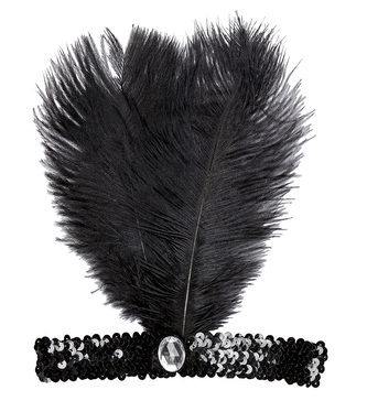 Widmann Čelenka charleston černá