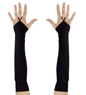 Widmann Rukavičky černé s poutkem na prst saténové Widmann Rukavičky černé s poutkem na prst saténové